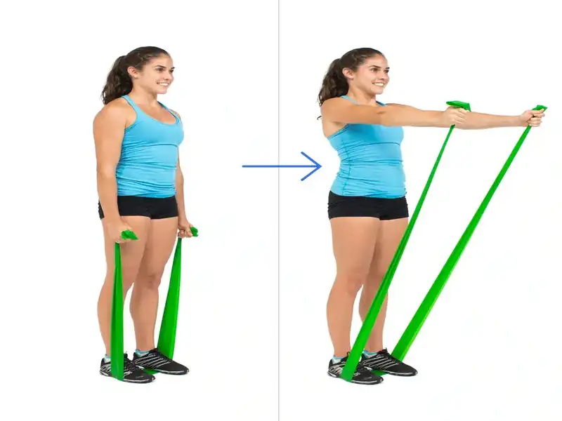 Bài tập vai với dây kháng lực
